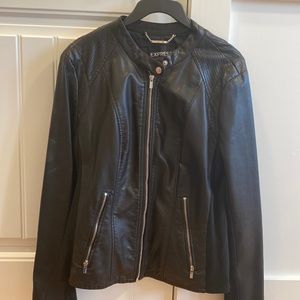 Express faux leather jacket-mint condition!